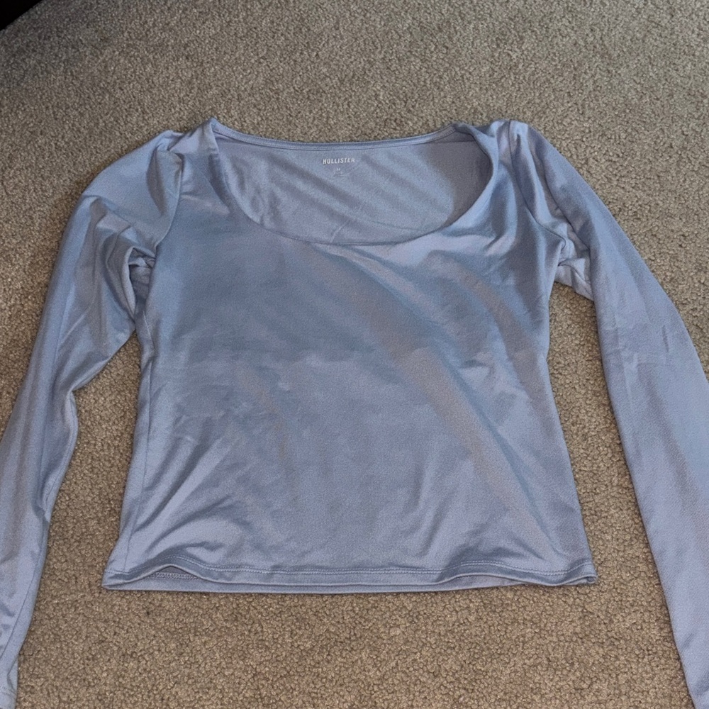 Hollister Light Blue Long Sleeve Top